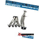 エアロパーツ Fit 94-01 JDM Acura Integra LS GS RS Exhaust Header Chrome 4-2-1 フィット94-01 JDM Acura Integra LS GS RS排気ヘッダークロム4-2-1