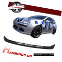 エアロパーツ Fits 06-09 VW Golf 5 Rabbit Votex Style Front Bumper Lip Spoiler Bodykit PU フィット06-09 VWゴルフ5ウサギVotexスタイルフロントバンパーリップスポイラーボディキットPU