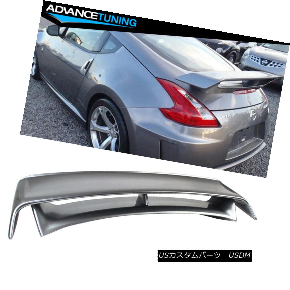 エアロパーツ For 09-18 Nissan 370Z Z34 Nismo Style Trunk Spoiler OE Painted KAD Gun Metallic 09-18日産370Z Z34ニスモスタイルトランクスポイラーOE塗装 KADガンメタリック