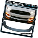 エアロパーツ For 15-17 Ford Mustang Front Bumper Lip Under Splitter Unpainted Polypropylene 15-17 Ford Mustangフロントバンパーリップアンダースプリッターアンペイントポリプロピレン(2)