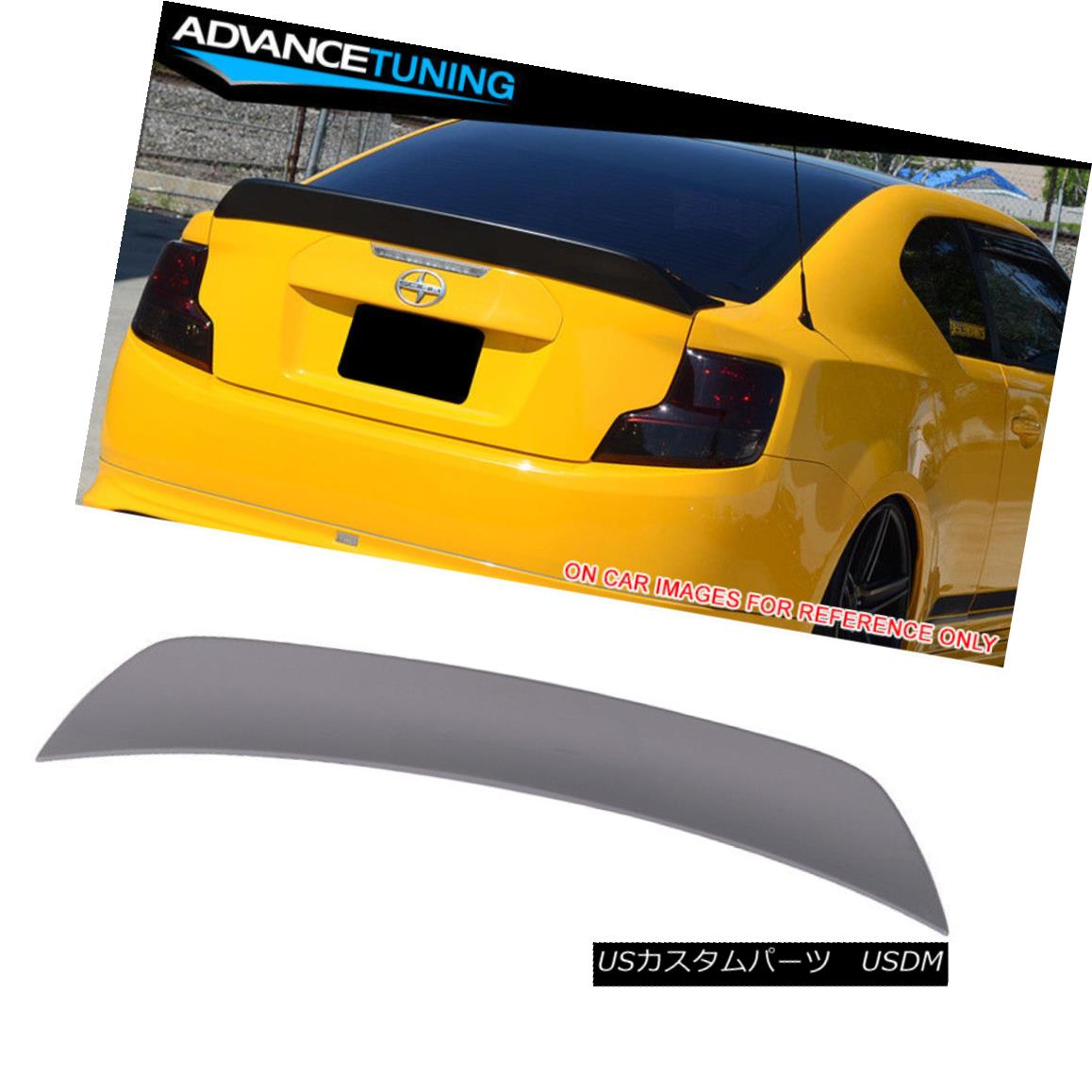 エアロパーツ 11-16 Scion TC Coupe 2Dr RS Trunk Spoiler OEM Painted 1H5 Cement Gray Metallic 11-16サイオンTCクーペ2Dr RSトランク・スポイラーOEM塗装1H5セメントグレー・メタリック