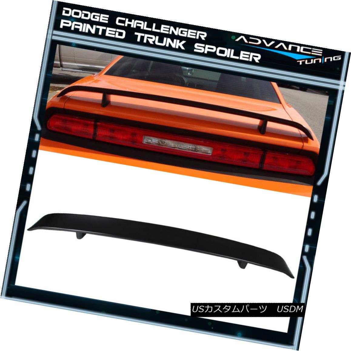 エアロパーツ 08-14 Dodge Challenger OE Trunk Spoiler Painted #PAU Granite Crystal Metallic 08-14..
