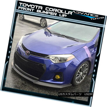 エアロパーツ For 14-16 Toyota Corolla S Model GT Style Front Bumper Lips Spoiler Bodykit 14-16トヨタカローラSモデルGTスタイルフロントバンパーリップススポイラーボディキット