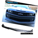エアロパーツ For 10-13 Chevrolet Camaro Front Bumper Lip Unpainted - PU 10-13シボレーカマロフロ...