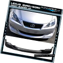 エアロパーツ Fits 06-08 Lexus IS250 IS350 INS Style Poly Urethane Front Bumper Lip Spoiler PU フィット06-08レクサスIS250 IS350 INSスタイルポリウレタンフロントバンパーリップスポイラーPU