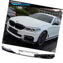 エアロパーツ Fits 17-18 BMW 5 Series G30 MP Style Front Bumper Lip Spoiler PP フィット17-18 BMW 5シリーズG30 MPスタイルフロントバンパーリップスポイラーPP(2)