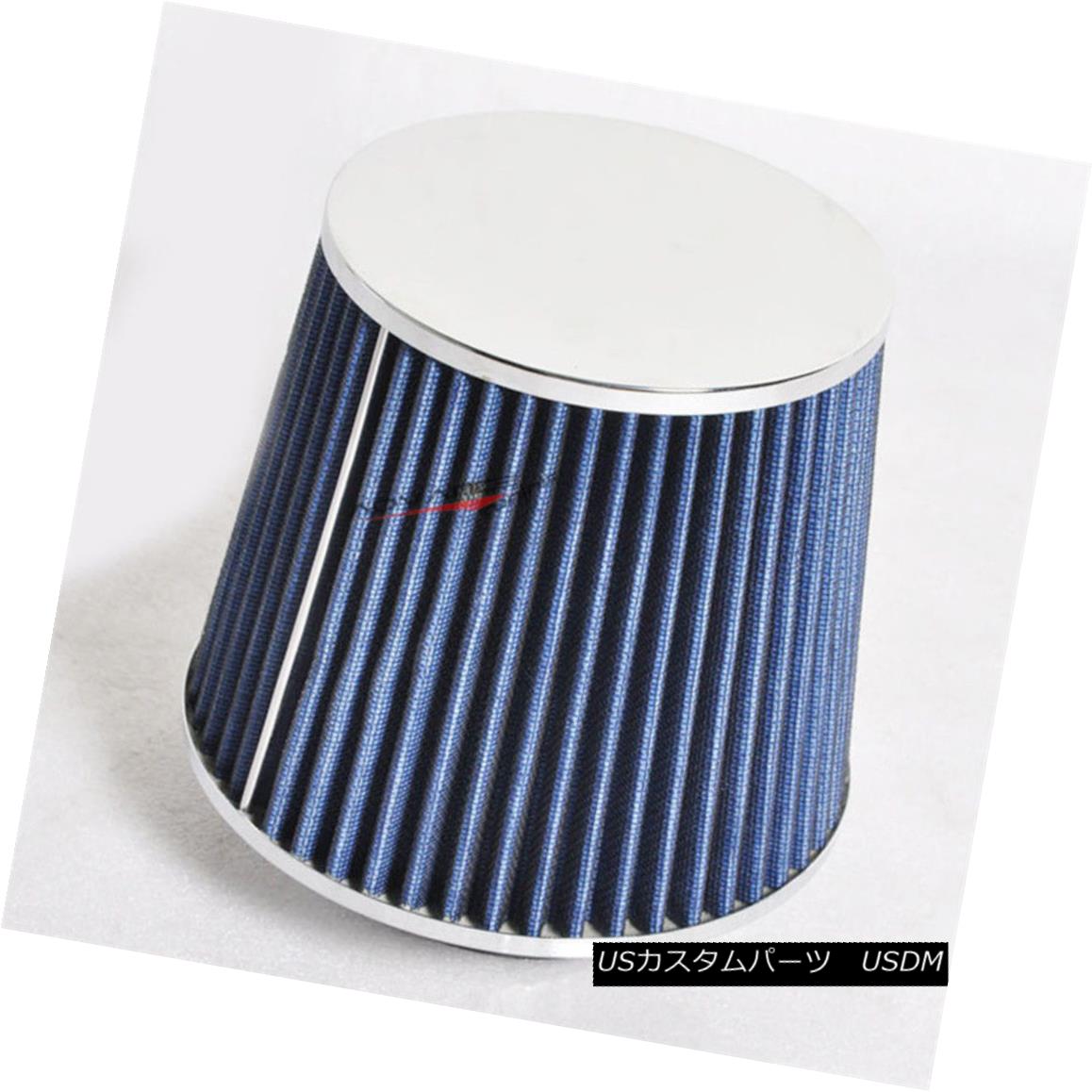 エアロパーツ Fit For Jetta Golf Fox Passat P Style Intake 3 Blue Cold Air Inlet Filter フィットフォージェッタゴルフフォックスパサートPスタイルインテーク3ブルーコールドエアインレットフィルター