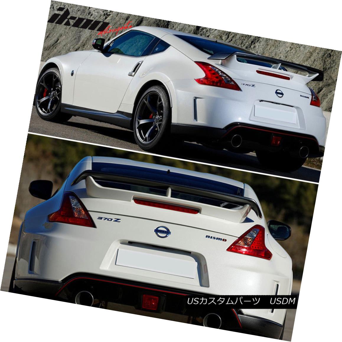 エアロパーツ Fit 09-18 Nissan 370Z Z34 Nismo ABS Trunk Spoiler Painted #QAB White Pearl #GBT フィット09-18日産370Z Z34ニスモABSトランクスポイラー塗装#QABホワイトパール#GBT