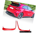 エアロパーツ Painted Red For MB BENZ A W176 Hatchback Rear Sport Vent Splitter Cover 2...