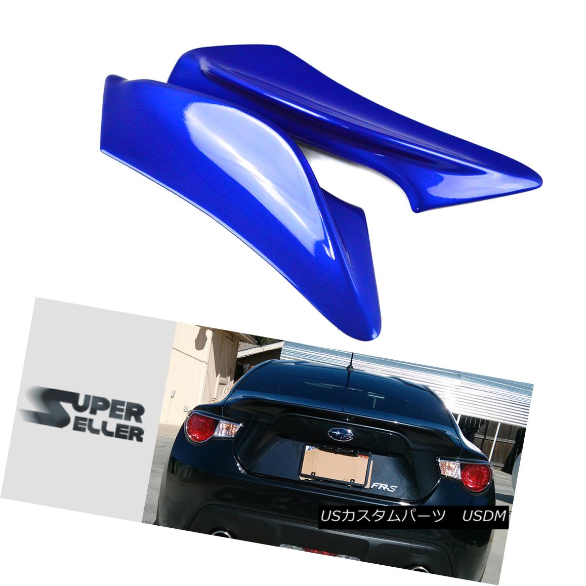 エアロパーツ Trunk Side Spoiler For TOYOTA GT86 Painted #K7X Blue SUBARU BRZ FR-S 2017 トヨタGT86用トランクサイドスポイラー＃K7XブルースバルBRZ FR-S207