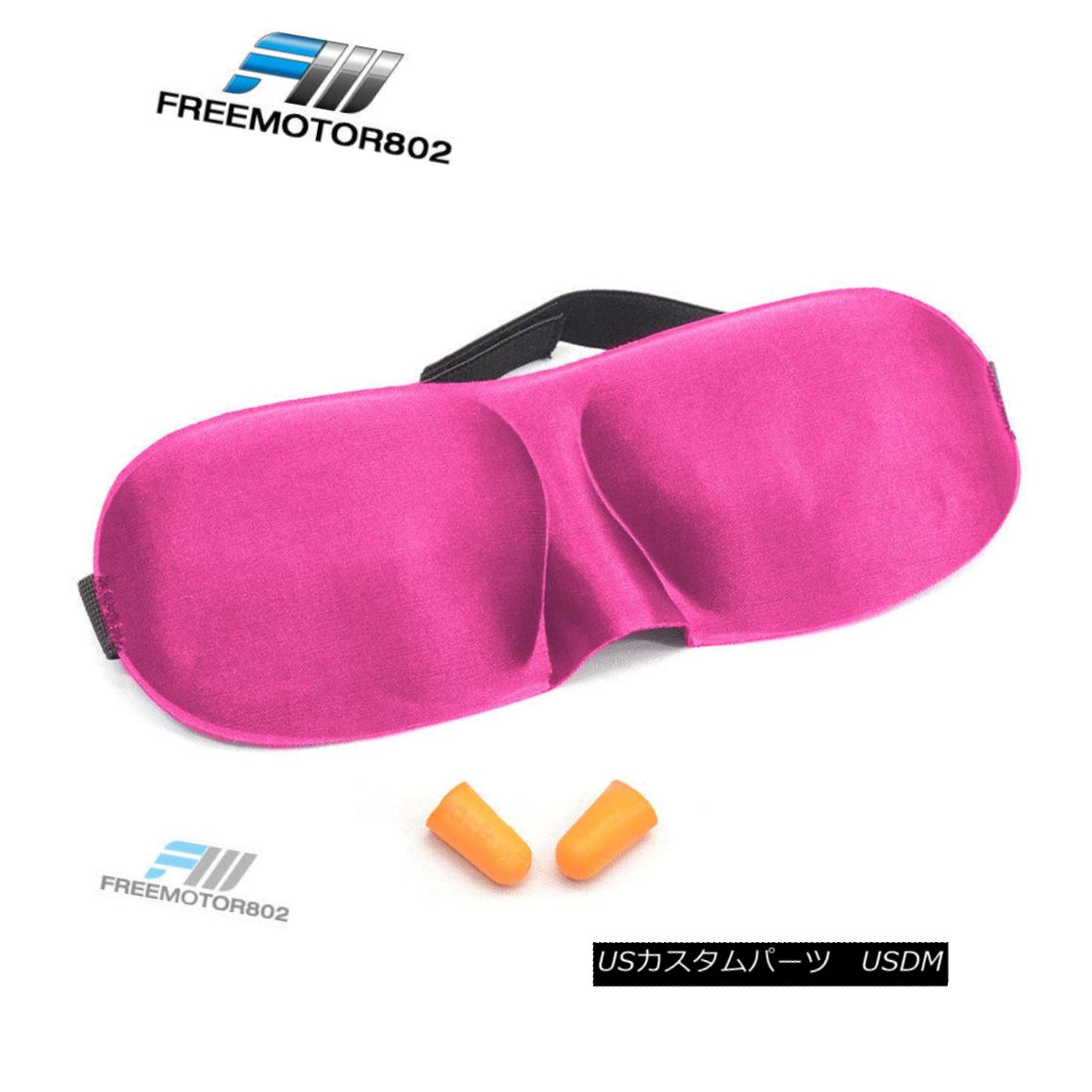 エアロパーツ Pink Eye Mask Travel 3D Sleep Sleeping Soft Cover Shade Plane Blindfold ピンクアイマスク旅行3Dスリープスリーピン..