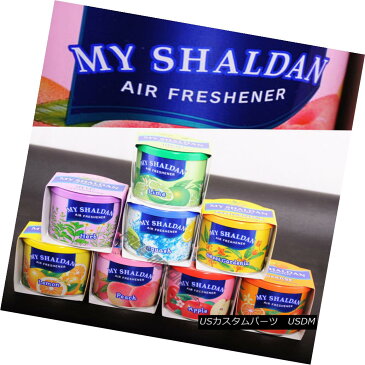 エアロパーツ MY SHALDAN SQUASH APPLE PEACH OFFICE HOME JAPAN REFRESH AIR FRESHENER 80G CAN MY SHALDAN SQUASH APPLE PEACH OFFICE HOME JAPANリフレッシュエアフレーザー80G CAN