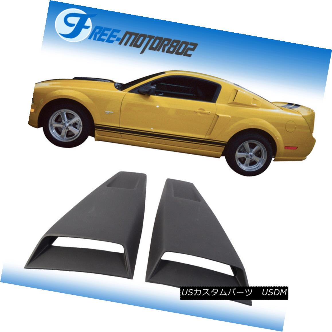 通販専売企画 エアロパーツ Fit 05 14 Ford Mustang 2dr Pu Side Window Louvers Covers Eleanor Style Fit 05 14 Ford Mustang 2dr Puサイドウィンドウルーバー エレノアスタイルをカバー 21春夏 新作 車用品車用品 バイク用品 Www Tripseller In