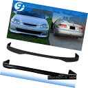 エアロパーツ Fits 96-98 HONDA CIVIC EK 2D 4D PP FRONT BUMPER LIP PU REAR BUMPER LIP TR TYPE-R フィット96-98ホンダシビックEK 2D 4D PPフロントバンパーリップPUリアバンパーリップTRタイプ-R