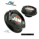 エアロパーツ Black Engine Oil Filter Cap Fuel Tank Cover For Honda With JDM logo JDMのロゴ付きホンダ用ブラックエンジンオイルフィルターキャップ燃料タンクカバー