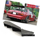 エアロパーツ 30 x 12.5 ABS Textured Rear Bumper Center Diffuser Fin Black For Mitsubishi 30 ×12.5 ABSテクスチャリアバンパーセンターディフューザーフィンブラック三菱用