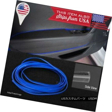 エアロパーツ 16FT Blue Stripe Trim Line Insert For Mazda Subaru Console Dashboard Door Panel マツダスバル製コンソールダッシュボードドアパネルの16FTブルーストライプトリムラインインサート