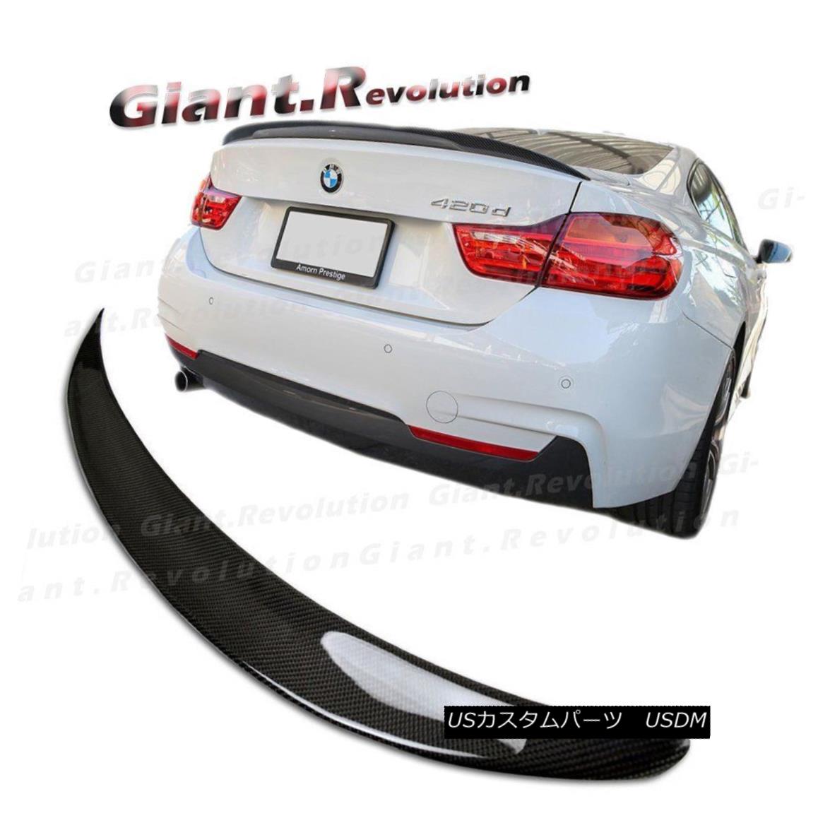 ѡ 3K Carbon Fiber 14-17 Add On BMW F32 Coupe PG Model Trunk Spoiler 420i 428i 435i 3KܥեС14-17 BMW F32PGǥȥ󥯥ݥ顼420i 428i 435i