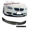 エアロパーツ Carbon Fiber HM Type Front Extended Lip Wing For BMW 08-13 E92 E93 E90 M3 Bumper カーボンファイバーHMタイプフロントエクステンデッドリップウィングBMW用08-13 E92 E93 E90 M3バンパー