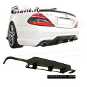 エアロパーツ Carbon Fiber AMG Look Bumper Diffuser For 09-12 BENZ R230 SL63AMG Lower Body Kit カーボンファイバーAMGルックバンパーディフューザー09-12ベンツR230 SL63AMGロワーボディーキット(2)
