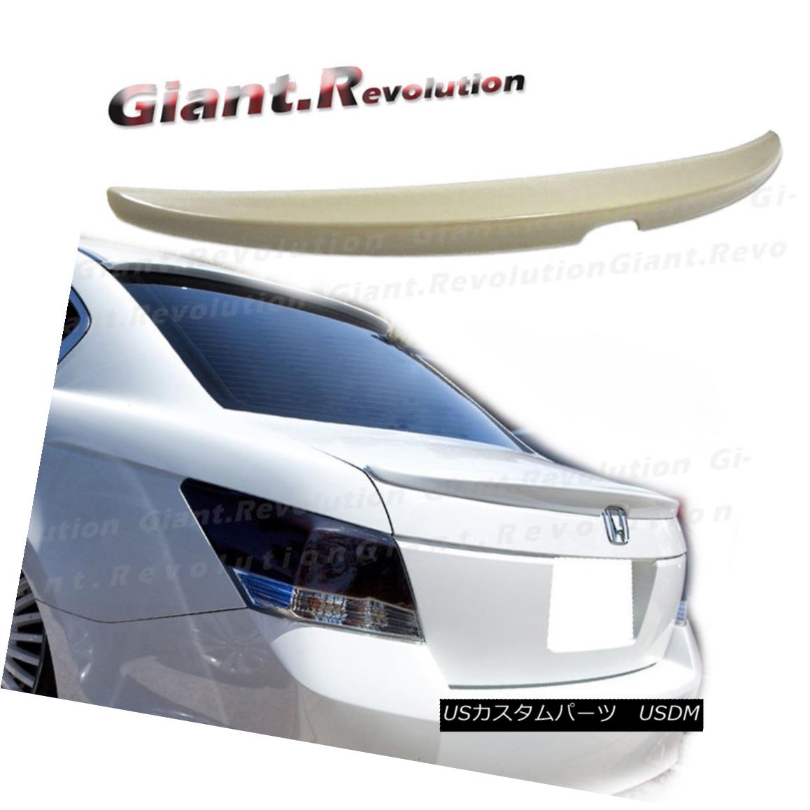 ѡ Fit On Honda Accord 08-12 8th LX EX SE JP Models UNPAINTED OE Look Trunk Spoiler ۥɤ˥եå08-12 8th LX EX SE JPǥUNPAINTED OEåȥ󥯡ݥ顼