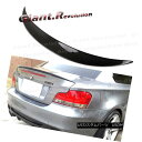 エアロパーツ Fit BMW 08-13 E82 128i 135i 2DR Boot Lid Carbon Fiber P Style Rear Trunk Spoiler フィットBMW 08-13 E82 128i 135i 2DRブーツリッドカーボンファイバーPスタイルリア・トランク・スポイラー