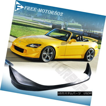 エアロパーツ FOR 04-09 HONDA S2000 FRONT BUMPER LIP SPOILER BODYKIT PU AP2 CR CLUB RACER フォー04-09ホンダS2000フロントバンパーリップスポイラーボディキットPU AP2 CRクラブレーサー