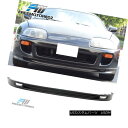 エアロパーツ Black Aero Style Polyurethane Front Bumper Lip kit Fit 93-98 Toyota Supra...