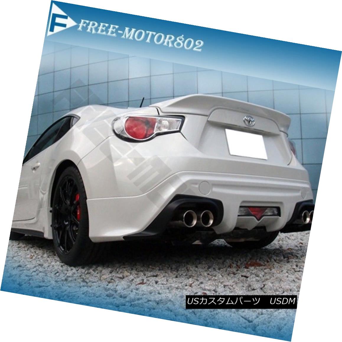 エアロパーツ FOR 13-17 SCION FRS FR-S SUBARU GT86 TRD STYLE ABS TRUNK SPOILER WING 13-17サイオンFRS FR-SスバルGT86 TRDスタイルABS TRUNK SPOILER WING
