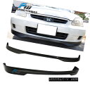 エアロパーツ For 99-00 Honda Civic EK 3DR PP Front Bumper Lip PU Rear Bumper Lip 99-00ホンダシビックEK 3DR PPフロントバンパーリップPUリアバンパーリップ