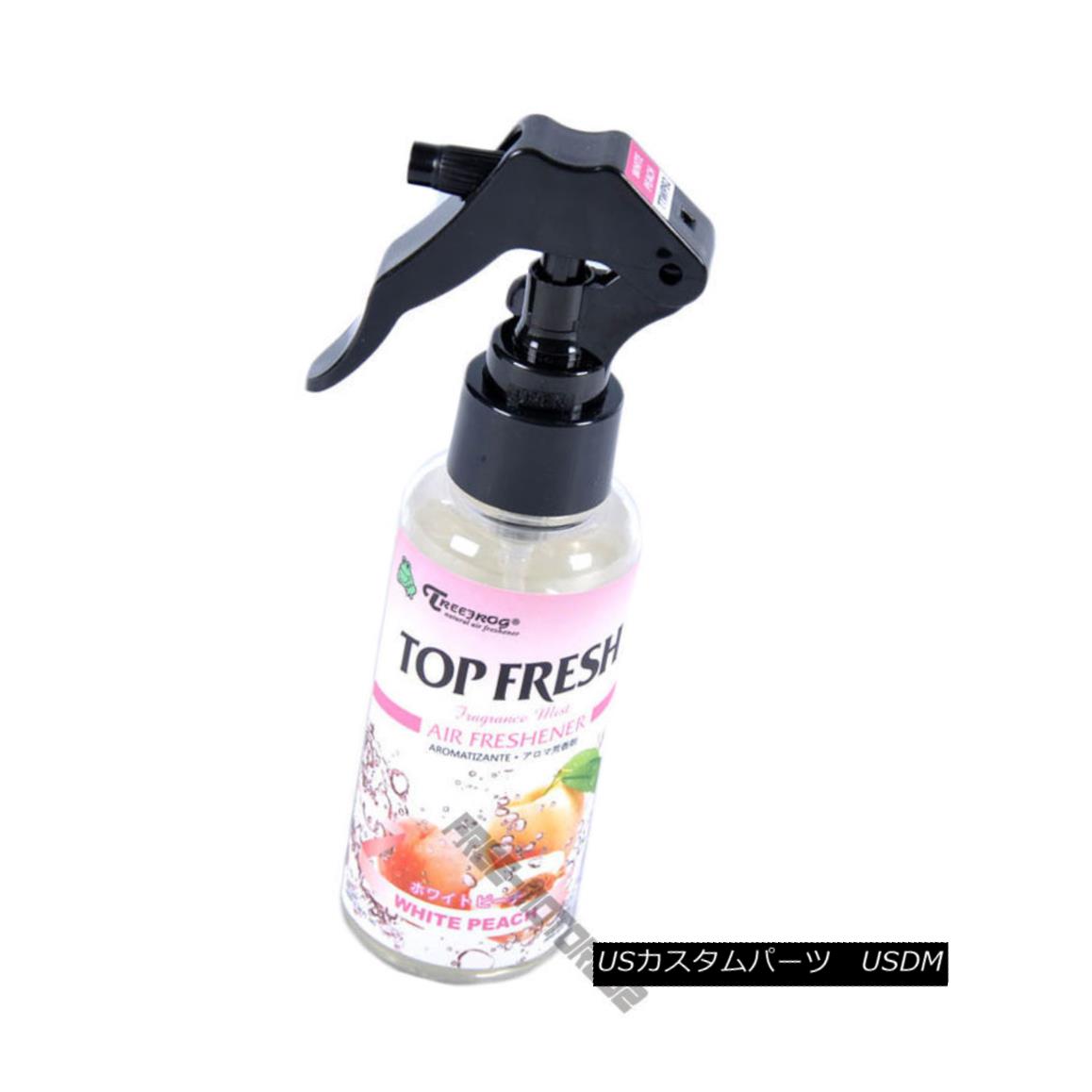 エアロパーツ TREEFROG WHITE PEACH CAR AUTO AIR FRESHENER FRAGRANCE MIST AIR FRESHENER SPRAY 白い桃車オートエアフレッシュナーフレーバーミストエアフレッシュナースプレー