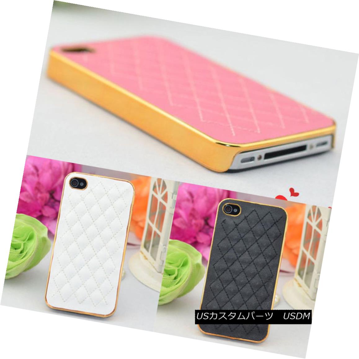 エアロパーツ VIP Deluxe Leather Backing Case For Iphone 4 4s Iphone 4 4sのVIPデラックスレザーバッキングケース