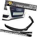 エアロパーツ Fits 14-16 Audi A5 Audi A5 Quattro P Style Front Bumper Lip Carbon Fiber CF フィット14-16アウディA5アウディA5クワトロPスタイルフロントバンパーリップカーボンファイバーCF(2)
