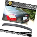 エアロパーツ 02-05 AUDI A4 B6 4Dr ABT Style LX7Z Dolphin Gray Metallic Painted Trunk Spoiler 02-05 AUDI A4 B6 4Dr ABTスタイル＃LX7Zドルフィングレーメタリック塗装トランクスポイラー