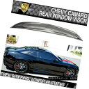 エアロパーツ Fits 10-16 Chevrolet Camaro Rear Roof Window Visor Shade Vent Deflector S...