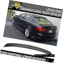 エアロパーツ For 06-13 Lexus IS250 IS350 4Dr OE Style Rear Roof Spoiler ABS 06-13レクサスI...