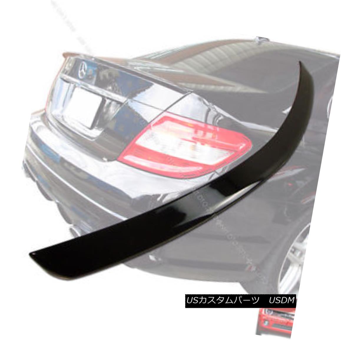 エアロパーツ ++Painted 040 Mercedes Benz C-Class W204 Sedan A-Type Trunk Spoiler C250 C350 ++ペイント040メルセデスベンツCクラスW204セダンAタイプトランクスポイラーC250 C350