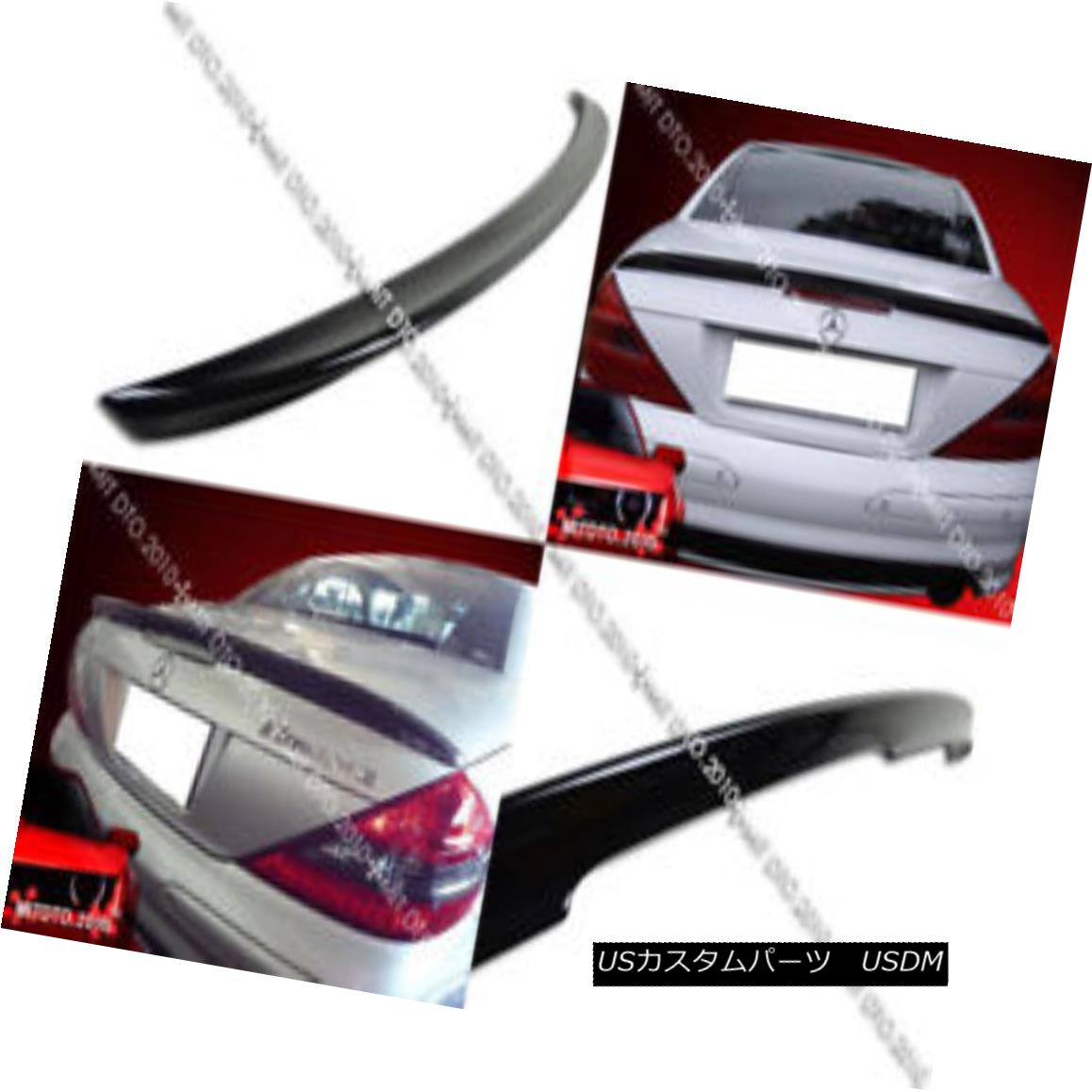 エアロパーツ 2003-2011 Painted Mercedes BENZ R230 Convertible Trunk Spoiler Black 040 § 2003年?2011年ペイントメルセデスベンツR230コンバーチブルトランク・スポイラーブラック040
