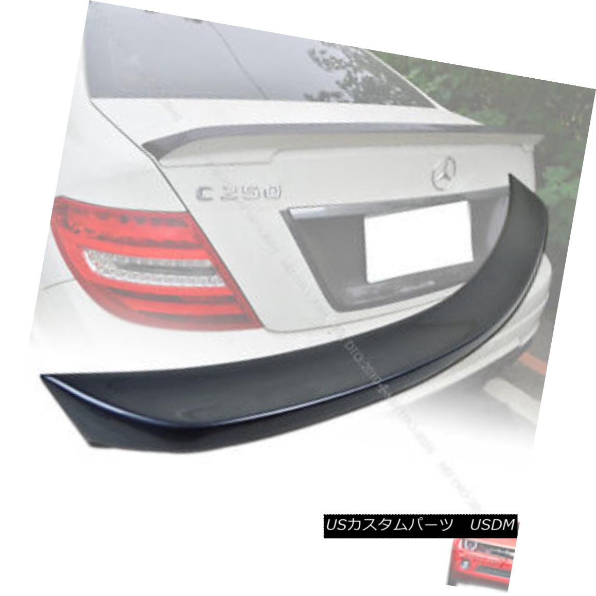 エアロパーツ Painted Mercedes Benz W204 C-class DTO-Type Saloon Trunk Boot Spoiler 08-13 塗装されたメルセデスベンツW204 CクラスのDTO型サルーントランクブートスポイラー08から13