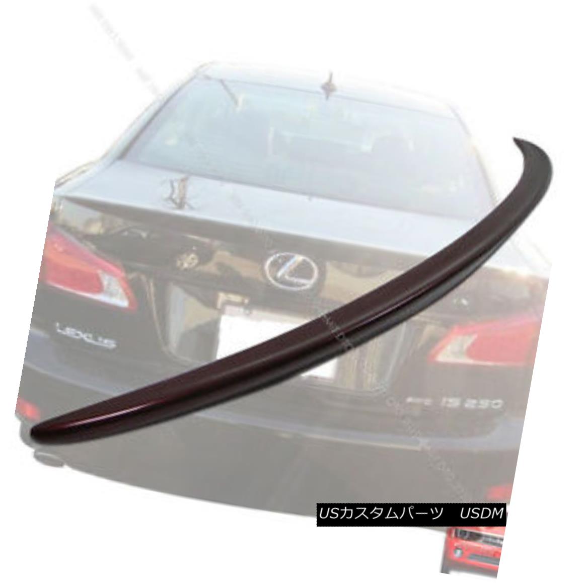 エアロパーツ Lexus IS250 IS350 OE Style Boot/Trunk Spoiler Painted 2006-2012 レクサスIS250 IS350 OEスタイルのブート/トランク・スポイラー2006-2012塗装