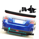 エアロパーツ Paint Black & Red Line For Subaru WRX 2018 Rear Under Lip Spoiler Wing ABS ペイントブラック& レッドラインSubaru WRX 2018リアアンダーリップスポイラーウィングABS