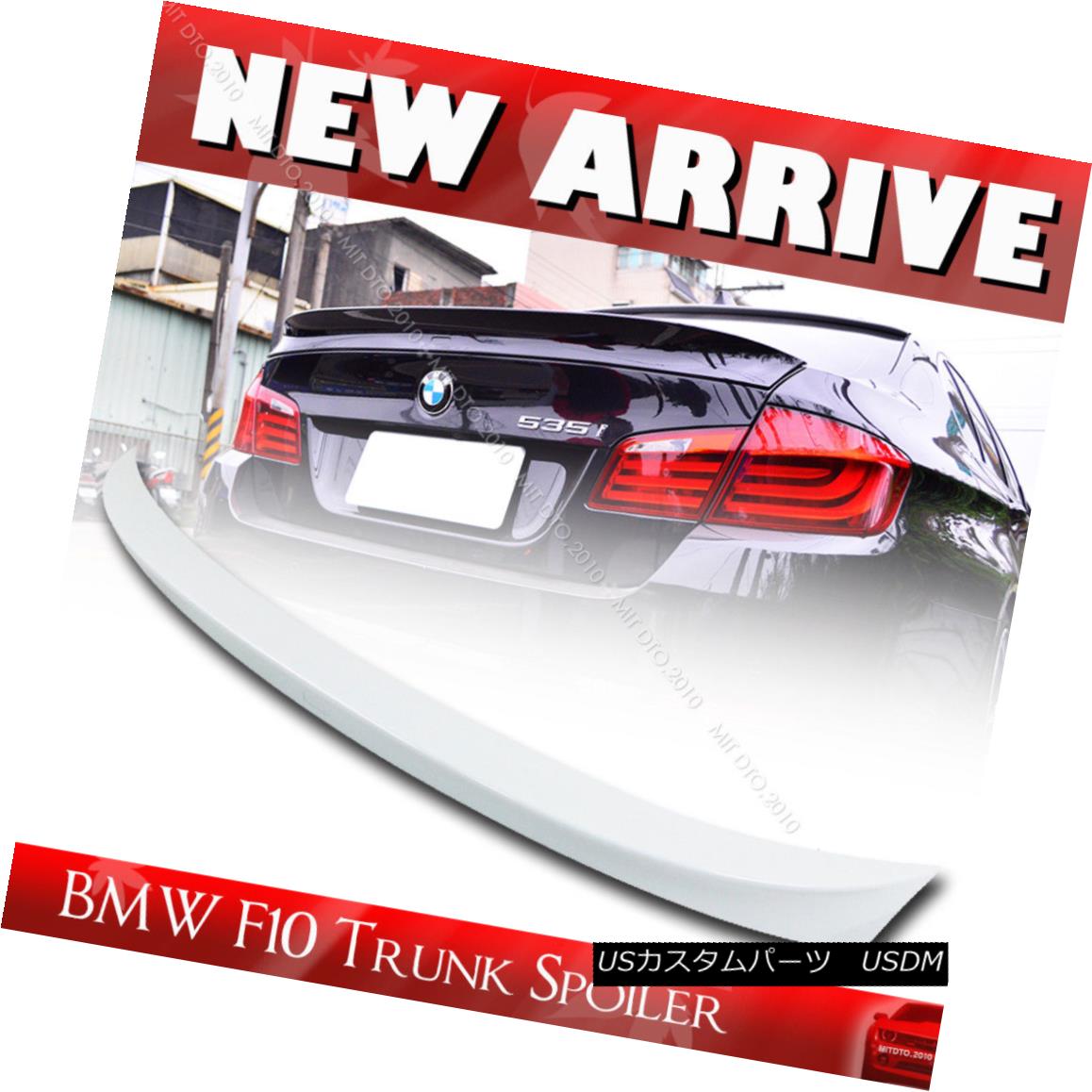 ѡ Painted Color White 300 For BMW NEW F10 5-series A Style Trunk Spoiler ABS 顼300 BMWNEW F10 5꡼Aȥ󥯥ݥ顼ABS