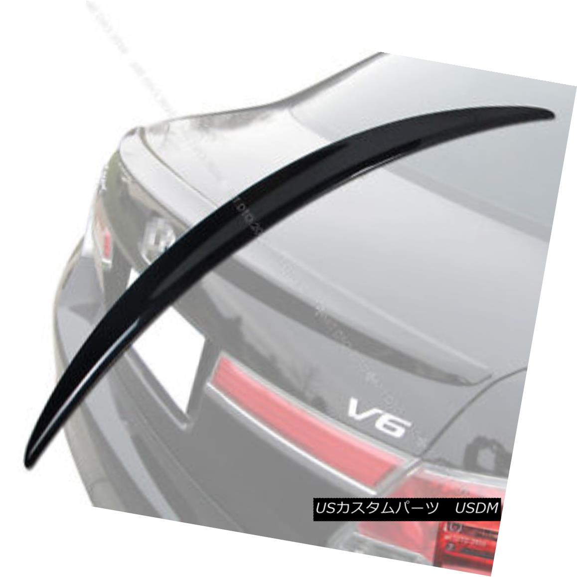 エアロパーツ 08 10 12 FOR HONDA Accord Sedan OE Type Trunk Tail Spoiler Painted NH623M § 08 10 12ホンダアコードセダンOEタイプトランクテールスポイラー塗装NH623M