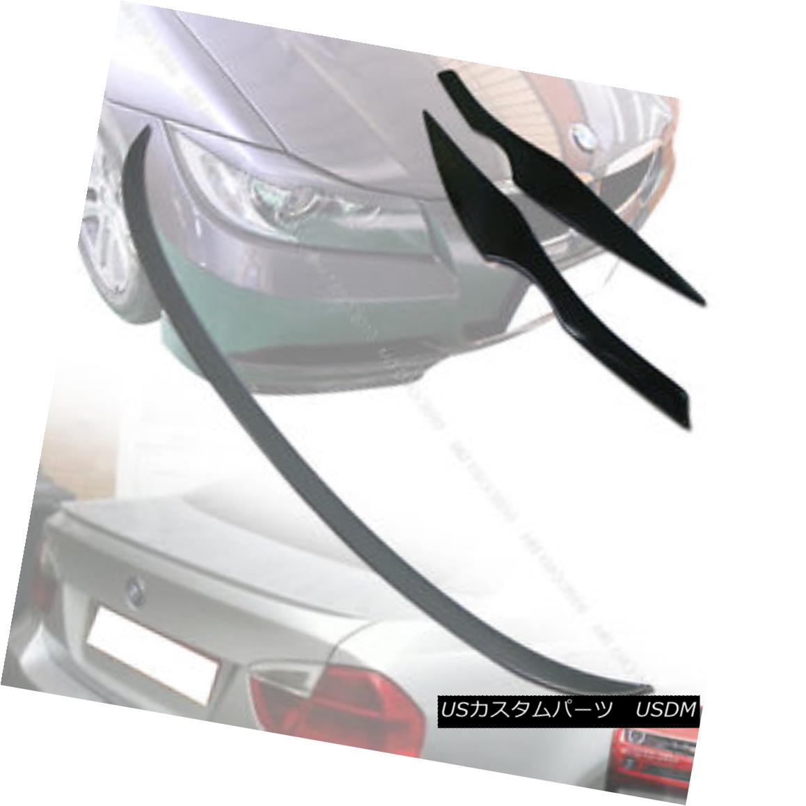 PAINTED BMW F30 F80 M3 4DR  SEDAN PERFORMANCE P-TYPE REAR TRUNK SPOILER NEW