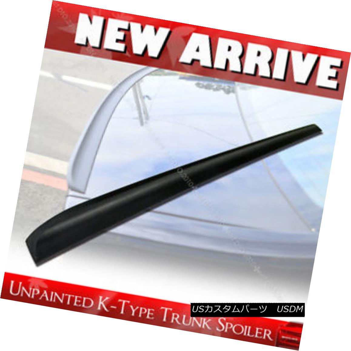 エアロパーツ UNPAINT FOR INFINITI K-Style 05-10 M35 M45 SEDAN REAR TRUNK LIP SPOILER WING § インフィニティ用K-05-10 M35 M45セダンリアトランプリップスポイラーウイング