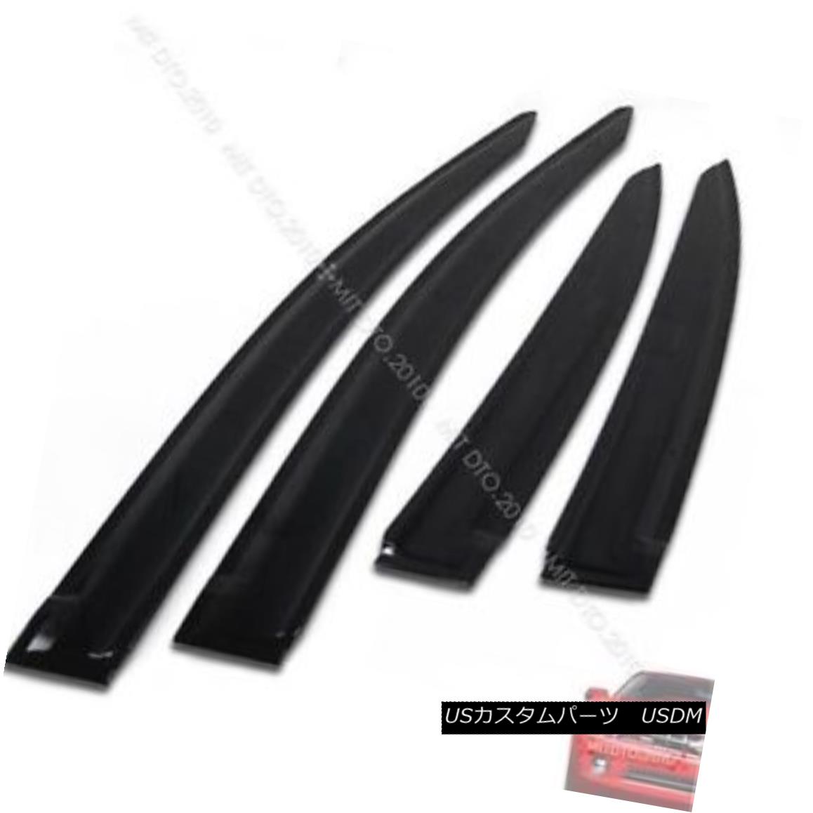 エアロパーツ ++FOR HONDA CIVIC 9th Sedan Window Visor Wind Deflector 2012-15 ++ forホンダシビック9thセダンウィンドバイザーウィンドデフレクター2012-15