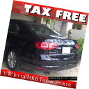 エアロパーツ UNPAINTED Volkswagen VW Jetta MK7 Rear Trunk Lip Spoiler 15+ § UNPAINTEDフ...