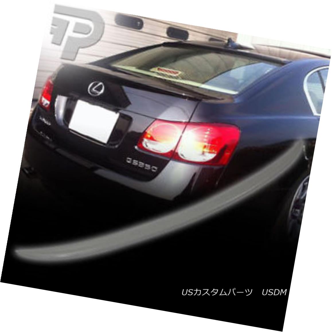 エアロパーツ For LEXUS 06-11 GS300 GS350 GS430 GS450h REAR WING TRUNK SPOILER▼ LEXUS 06-11 GS300 GS350 GS430 GS450hリア・ワイング・トランク・スポイラー？
