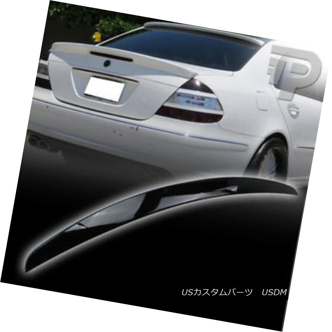 エアロパーツ PAINTED 040 BLACK FOR Mercedes BENZ W203 CARSON C BOOT TRUNK SPOILER 07 ペイント040ブラックメルセデスベンツW203カーソンCブーツトランクスポイラー07