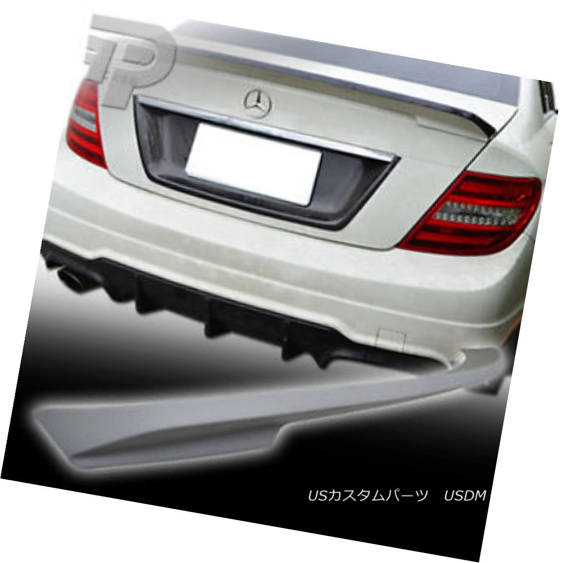 エアロパーツ PAINTED FOR Mercedes BENZ W204 SEDAN DTO-TYPE TRUNK SPOILER BOOT WING 08-13 メルセデス・ベンツW204セダン・DTO型トランク・スポイラー・ブーツ・ウイング08-13